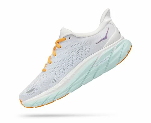 Hoka Women's Clifton 8 - Blanc De Blanc White Shoes 6 Hoka Women's Clifton 8 - Blanc De Blanc White Shoes