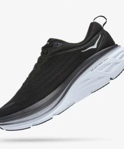 Shoes Hoka Men's Bondi 8 - Black White