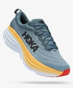 Hoka Men's Bondi 8 - Goblin Blue Mountain Spring Shoes
