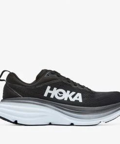Hoka Women's Bondi 8 - Black White Shoes