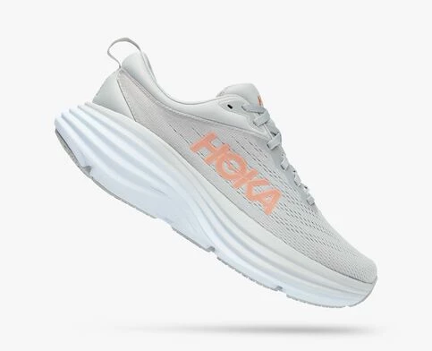 Shoes Hoka Women's Bondi 8 - Harbor Mist Lunar Rock 4 Shoes Hoka Women's Bondi 8 - Harbor Mist Lunar Rock