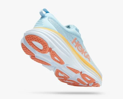 Hoka One One Shoes Hoka Women's Bondi 8 - Summer Song Country Air 5 Hoka One One Shoes Hoka Women's Bondi 8 - Summer Song Country Air