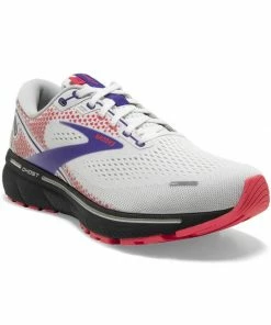 Brooks Women's Ghost 14 - White/Purple Shoes