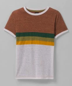 Prana Women's Cozy Up Ringer Tee Tops