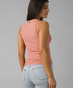 Tops Prana Women's Foundation Rib Tank - Blush Heather