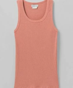 Tops Prana Women's Foundation Rib Tank - Blush Heather