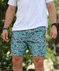 Bottoms Burlebo Men's Everyday Short - Retro Duck Camo