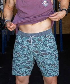 Burlebo Athletic Shorts - Retro Duck Camo