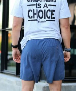 Burlebo Men's Athletic Shorts - Heather Navy Bottoms