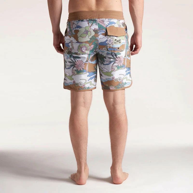 Howler Brothers Stretch Bruja Boardshorts - Irie 5 Howler Brothers Stretch Bruja Boardshorts - Irie