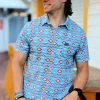 Tops Burlebo Men's Performance Button Up - Aztec 1 Tops Burlebo Men's Performance Button Up - Aztec