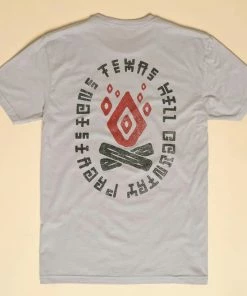 Texas Hill Country Men's Fractal Fire T-Shirt