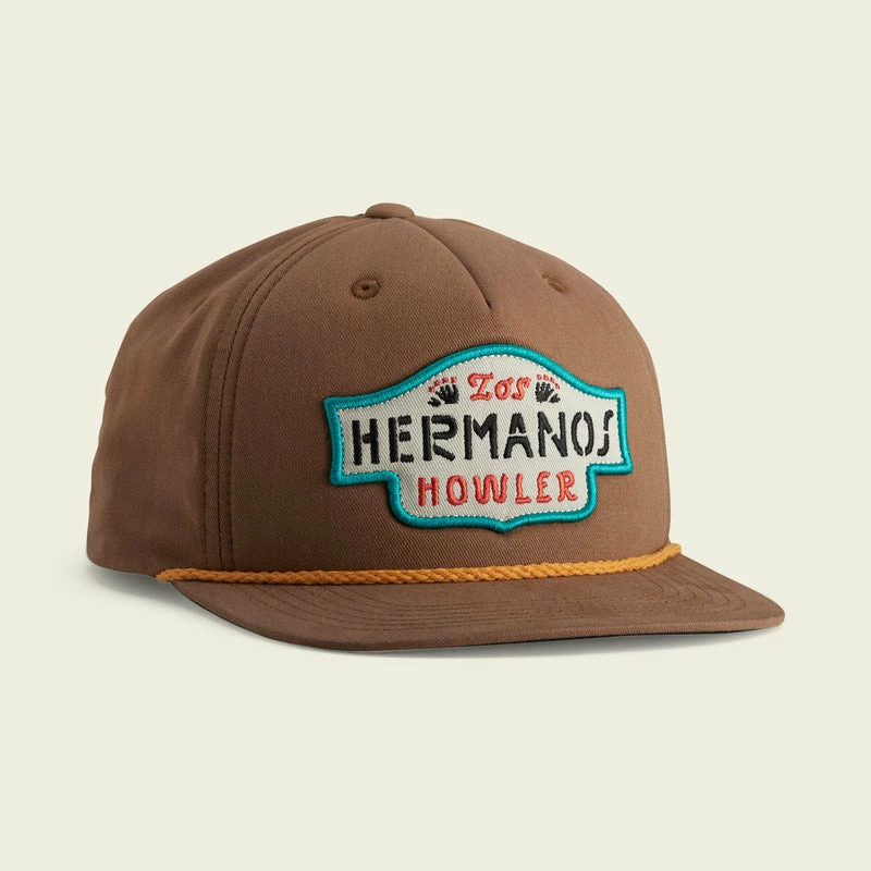 Howler Bros Hats Howler Brothers Los Hermanos Badge Snapback 3 Howler Bros Hats Howler Brothers Los Hermanos Badge Snapback