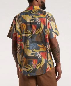 Howler Brothers Men's Mansfield Shirt - Abstract Savannah Tops