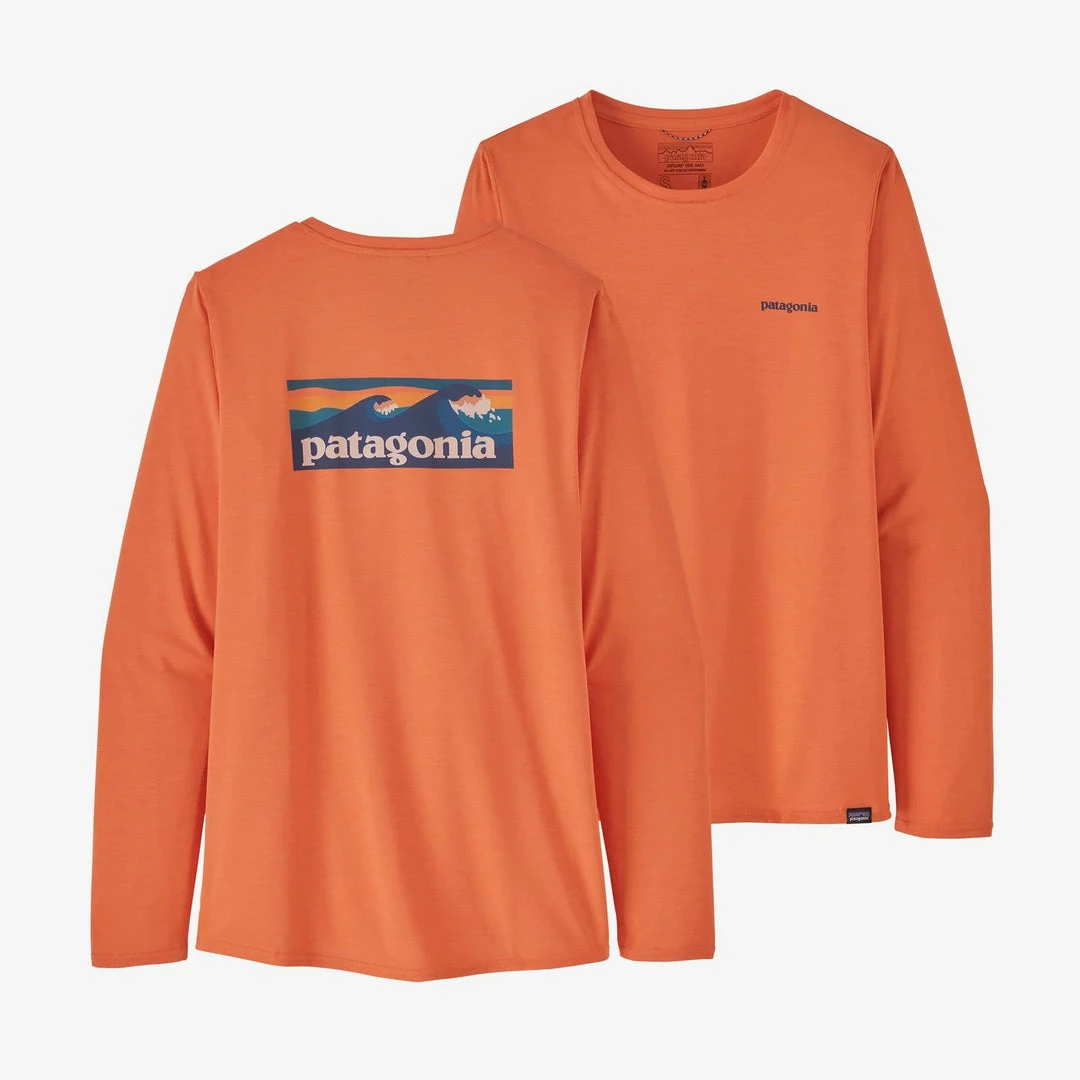 Patagonia Women's Long-Sleeve Capilene Cool Daily - Tigerlily Orange Tops 3 Patagonia Women's Long-Sleeve Capilene Cool Daily - Tigerlily Orange Tops